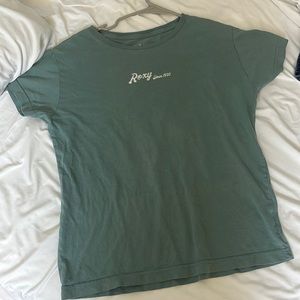 Green Roxy shirt size small